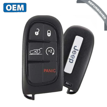 2014-2021 Jeep Cherokee / 5-Button Smart Key / PN: 68141580AF / GQ4-54T (OEM Refurbished)