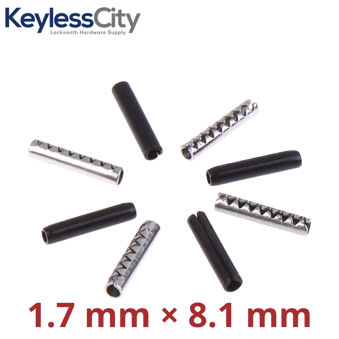Pin For Key 100 pcs / Box 1.7 mm × 8.1 mm Flip Remote Key Blade Fixed Pin Car Key ...