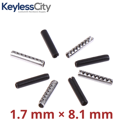 200 pcs / Box  1.7 mm × 8.1 mm Flip Remote Key Blade Fixed Pin Car Key Fob Pins.