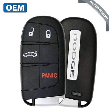 2019-2021 Dodge Challenger / Charger / 4-Button Smart Key / PN: 68394196AA / M3M-40821302 (OEM Refurb)