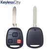 1998-2002 Toyota Land Cruiser / 3-Button Remote Head Key / 4C Chip / PN: 89070-60090 / HYQ1512V (AFTERMARKET)