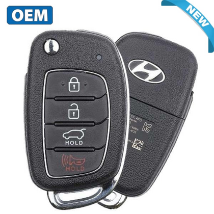 2016-2019 Hyundai Tucson 4 Buttons Remote Flip Key / 433MHz / 95430-D3010 / TQ8-RKE-4F25 (OEM)