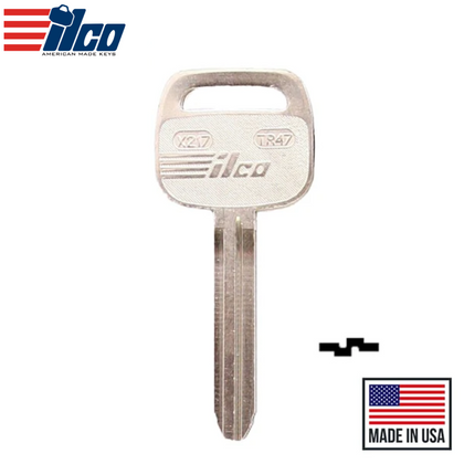 Ilco - TR47 - X217 - Toyota - Metal Key Blank