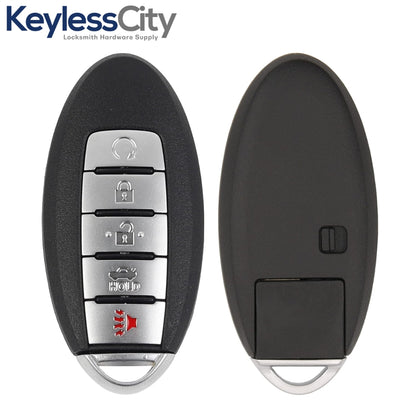 2016-2018 Infiniti / Nissan / 5-Button Smart Key / PN: 285E3-4RA0B / KR5S180144014 / (IC 204) (AFTERMARKET)
