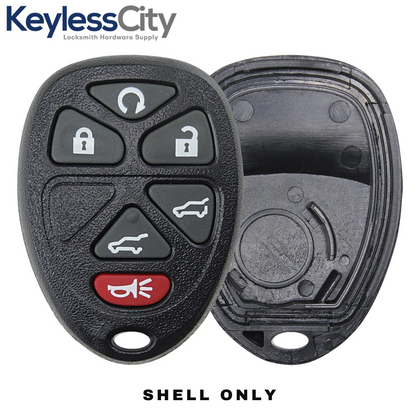 2007-2014 GM Keyless Entry Remote SHELL For OUC60270 - Black (AFTERMARKET)
