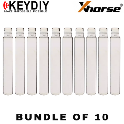 10 X KEYDIY - DAT17 - Flip Key Blade - #65 - For Xhorse / Keydiy Universal Remote Flip Keys (BUNDLE OF 10)
