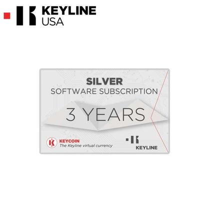 Keyline - Silver Software Subscription - 3 Year of Updates for Keyline Electronic Key Cutting Machines