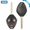 2014-2015 Mitsubishi Mirage 3 Buttons Remote Head Key / 315MHz / 6370B711 / OUCG8D-625M-A-HF (OEM)