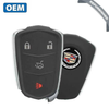 2014-2019 Cadillac ATS CTS XTS / 4-Button Smart Key / PN: 13598506 / HYQ2AB (OEM Refurb)