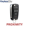 2010-2021 Chevrolet / 4-Button Flip Key / PN: 5921872 / OHT05918179 / HU100 / PEPS (AFTERMARKET)