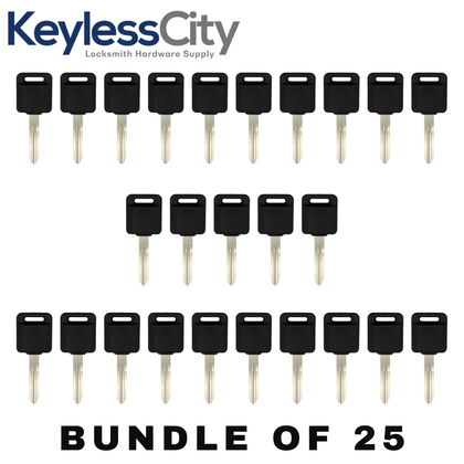 25 X NI01T / NI02 / NI04 Nissan Transponder Key SHELL (No Chip) (AFTERMARKET)(Bundle of 25)