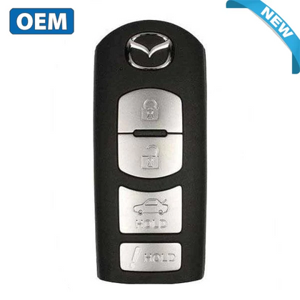 2014-2019 Mazda / 4-Button Smart Key / PN: GJY9-67-5DY / WAZSKE13D01 (OEM)