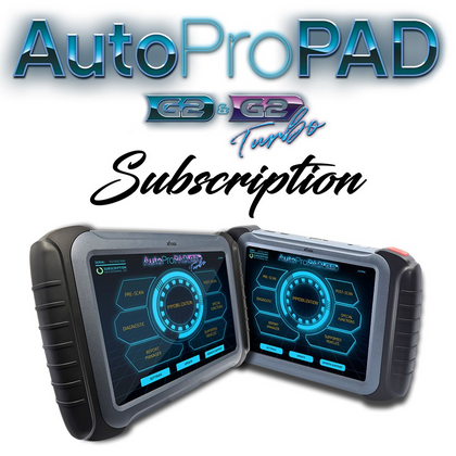 AutoProPAD G2/G2 Turbo - Updates, Support Subscription & Warranty - 1 YEAR (XTOOL) - ( Machine Sold Separately )