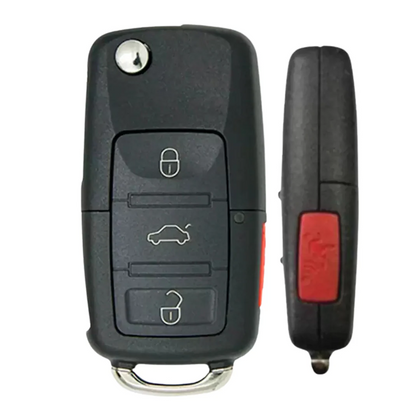 2006-2011 Volkswagen / 4-Button Flip Key / PN: 1K0959753H / NBG92596263 (AFTERMARKET)