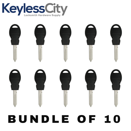 10 X Y170 Chrysler / Dodge / Jeep Transponder Key (AFTERMARKET) (BUNDLE OF 10)