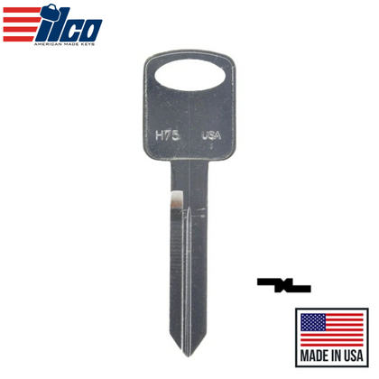 Ilco - H75 - 1196FD - Ford - Metal Key Blank