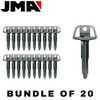 20 X Mitsubishi MIT3 / X224 Metal Key Blank (JMA MIT-14D) (BUNDLE OF 20)