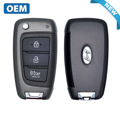 2022 Hyundai Santa Fe 3 Buttons Flip Key / 433MHz / 95430-S2200 / TQ8-RKE-4F41 (OEM)