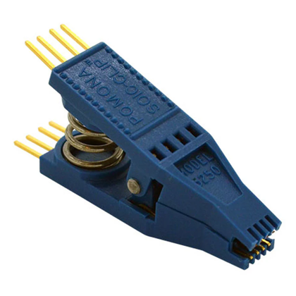 SOIC8 Small Test Clip for Reflashing (Blue) (XTOOL)