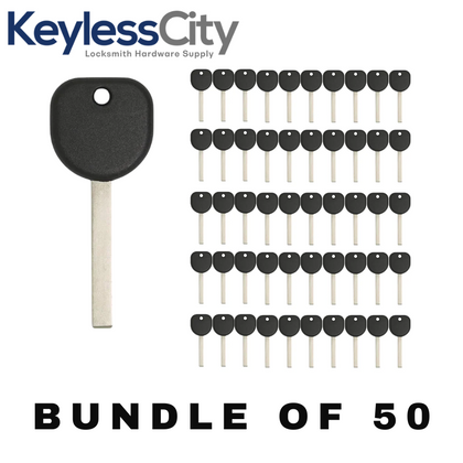 50 X 2010 - 2019 GM B119 Transponder Key (AFTERMARKET) (BUNDLE OF 50)