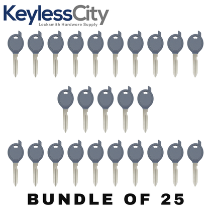 25 X Y160 / Y164 Chrysler Transponder Key SHELL (No Chip) (AFTERMARKET)(Bundle of 25)