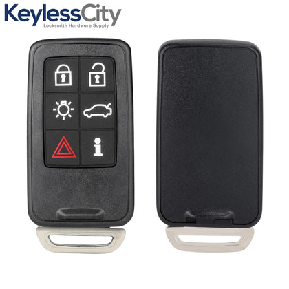 2007-2018 Volvo / 6-Button Smart Key / PN: 30659498 / KR55WK49266 / Keyless Drive / 434 MHz (AFTERMARKET)