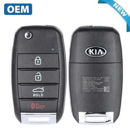 2016-2020 KIA Optima 4 Buttons Remote Flip Key / 433MHz / 95430-D4010 / SY5JFRGE04 (OEM)