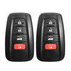 2 X 2019-2021 Toyota Corolla / 4-Button Smart Key / PN: 8990H-02030 / HYQ14FBN (AFTERMARKET) (BUNDLE OF 2)