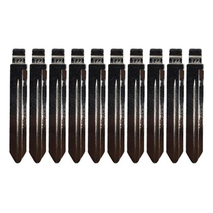 10 X KEYDIY - TOY47 - Flip Key Blade - #Y-22 - For Xhorse / Keydiy Universal Remote Flip Keys (Bundle of 10)