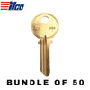 50 X Ilco - Y1-BR YALE Key Blank (BUNDLE OF 50)