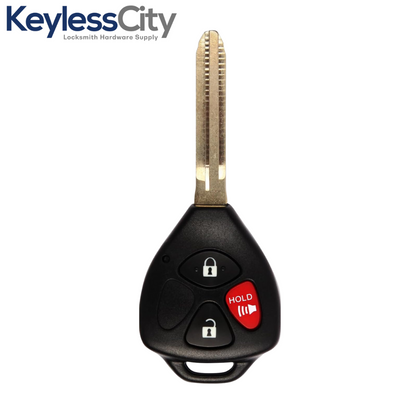 2008-2013 Toyota / 3-Button Remote Head Key / PN: 89070-0T030 / GQ4-29T / (4D67) (AFTERMARKET)