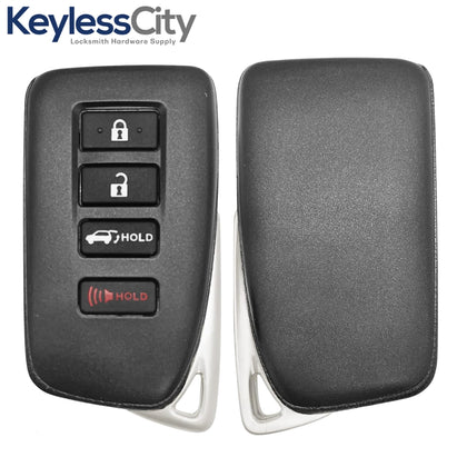 2016-2020 Lexus / 4-Button Smart Key / PN: 89904-0E160 / HYQ14FBB / G Board 0010 (AFTERMARKET)