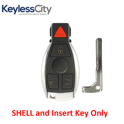 1997-2014 Mercedes Benz 4-Button Fobik Key SHELL For IYZ-3312