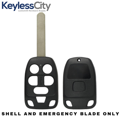 2011-2013 Honda Odyssey / 6-Button Remote Head Key SHELL / HO01 / N5F-A04TAA