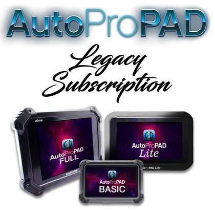 AutoProPAD Lite/Full/Basic - Updates & Support Subscription - 1 YEAR (XTOOL) - ( Machine Sold Separately )