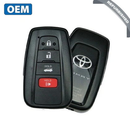 2018-2022 Toyota Camry / 4-Button Smart Key / PN: 89904-06220 / HYQ14FBC-0351 (OEM Refurb)