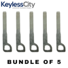 5 X 2013-2021 Ford Lincoln / Emergency Key Blade / HU101 / PN: 164-R7992 (AFTERMARKET) (BUNDLE OF 5)