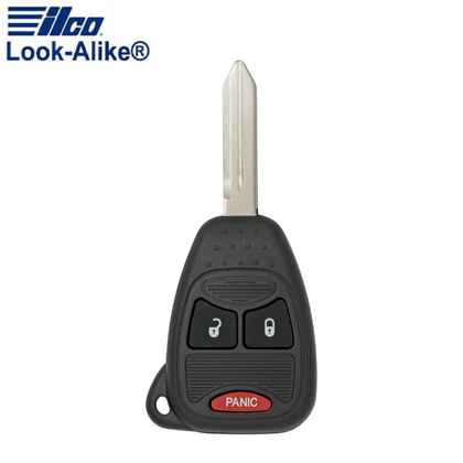 2004-2018 Jeep Patriot / 3-Button Remote Head Key / PN: 68001705AB / OHT692427AA (AFTERMARKET)