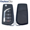 2008-2012 Toyota / 4-Button Remote Flip Key / GQ4-29T 89070-02270 4D67 Chip (AFTERMARKET)