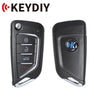 KEYDIY - Knife Style - 4-Button Flip Key Blank (KD-B21-4)