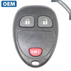 2005-2011 GM / 3-Button Keyless Entry Remote / PN: 15777636 / KOBGT04A (OEM Refurb)