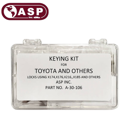 1998-2004 Toyota / X174 / TR40 / Keying Tumbler Kit / A-30-106 (ASP)
