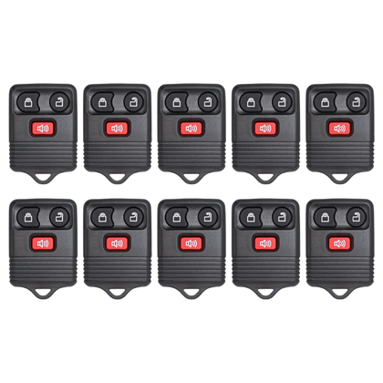 10 X 1998-2016 Ford / Lincoln / Mercury / Mazda / 3-Button Keyless Entry Remote / CWTWB1U331 / (AFTERMARKET) (BUNDLE OF 10)