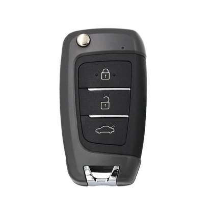 KEYDIY - Hyundai Style - 3-Button Flip Key Blank w/ Integrated Chip (KD-NB25)