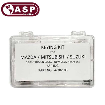 1995 - 2018 Mazda / Mitsubishi / Suzuki / MZ19 / B69 / MIT3 / 10 Cut / Keying Tumbler Kit / A-20-103 (ASP)