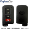 2012-2019 Toyota / 4-Button Smart Key SHELL / HYQ14FBA (AFTERMARKET)