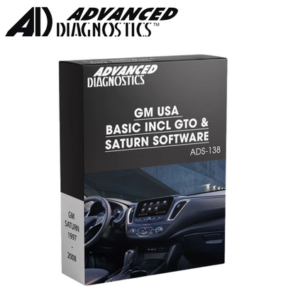 Advanced Diagnostics - ADS138 (ADS-138) - 1997/2008 - GM USA Basic Incl GTO & Saturn Software - Category A