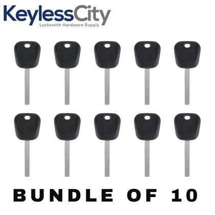 10 X 2008-2020 GM - B120 / B121 Transponder Key (46 Circle + Chip) (AFTERMARKET) (BUNDLE OF 10)