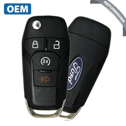 2015-2022 Ford F-Series Raptor Ranger / 4-Button Flip Key / HS / PN: 164-R8134 / (Chip 128 Bit) N5F-A08TDA (OEM Refurb)