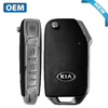 2020-2021 KIA Seltos 4 Buttons Remote Flip Key / 433MHz / 95430-Q5000 / NYOSYEK4TX1907 (OEM)